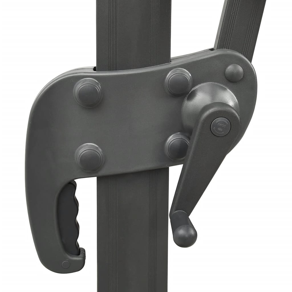 Ampelschirm mit Doppeldach Sand 400 x 300 cm