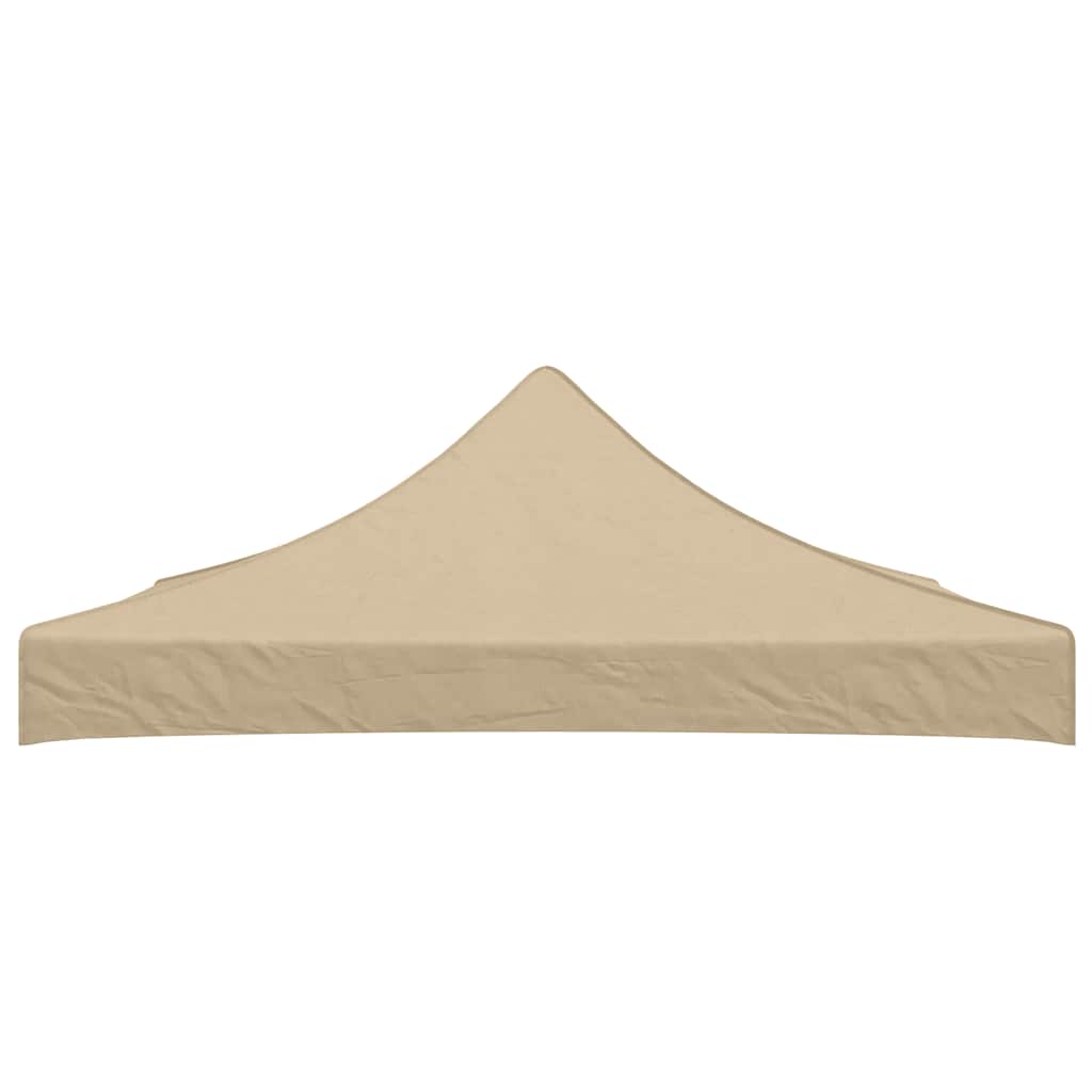 Partyzelt-Dach 3x3 m Beige 270 g/m²