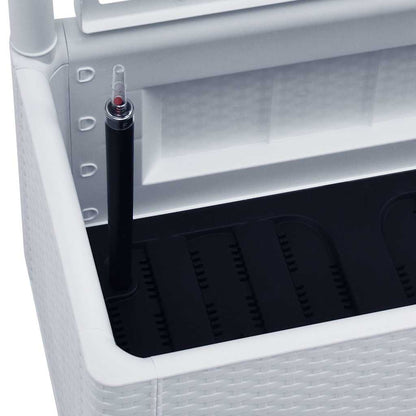 Garten-Hochbeet mit Spalier und Selbstbewässerungssystem Weiß