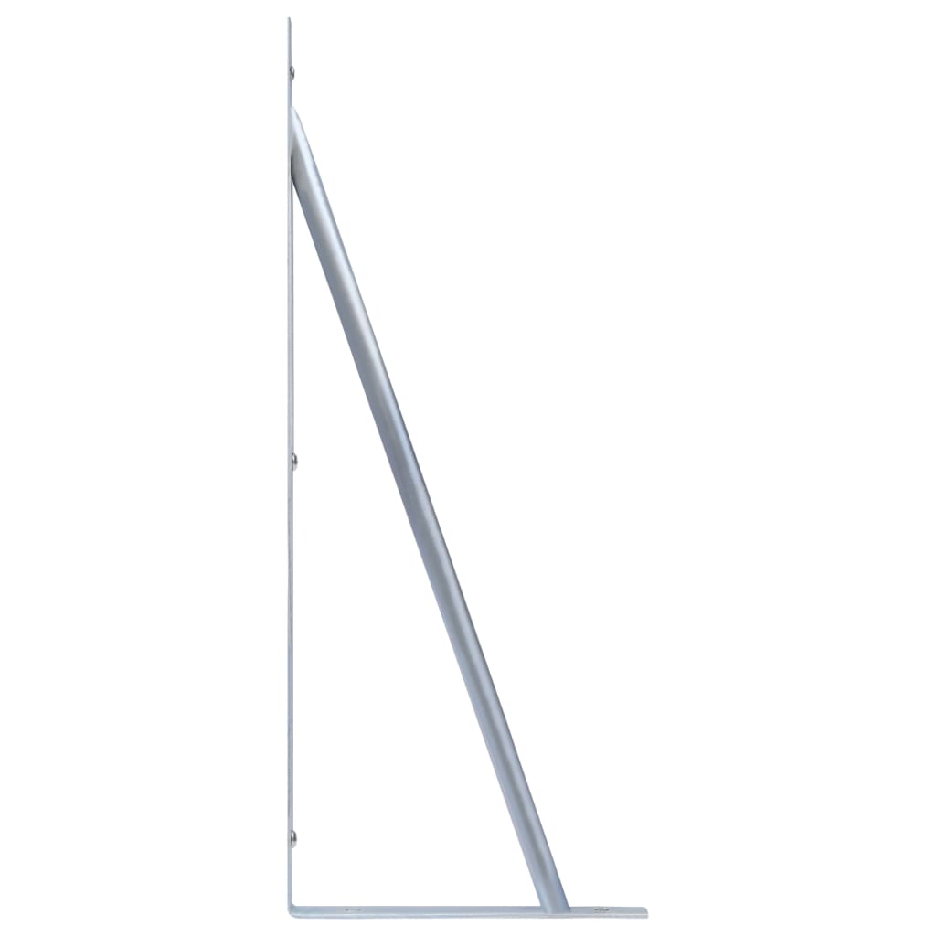 Stützen für Zaunpfosten 2 Stk. Verzinkter Stahl