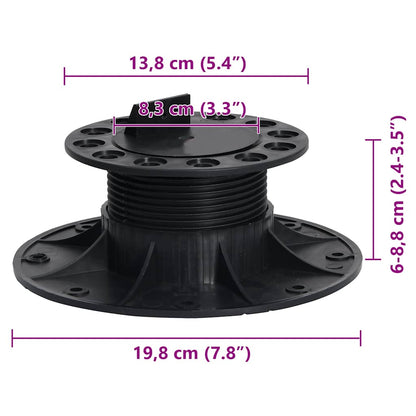 Stelzlager Verstellbar 10 Stk. 60-88 mm