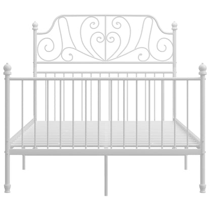 Bettgestell Weiß Metall 120x200 cm
