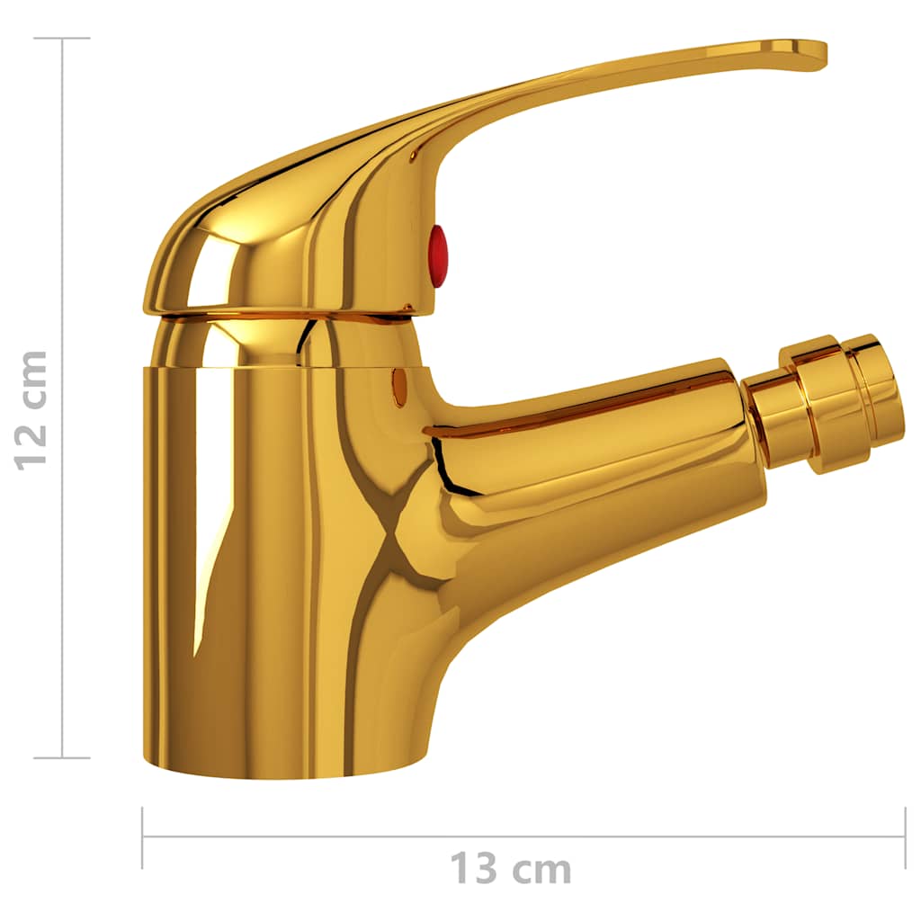 Badezimmer Bidet Mischbatterie Golden 13x12 cm