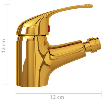 Badezimmer Bidet Mischbatterie Golden 13x12 cm