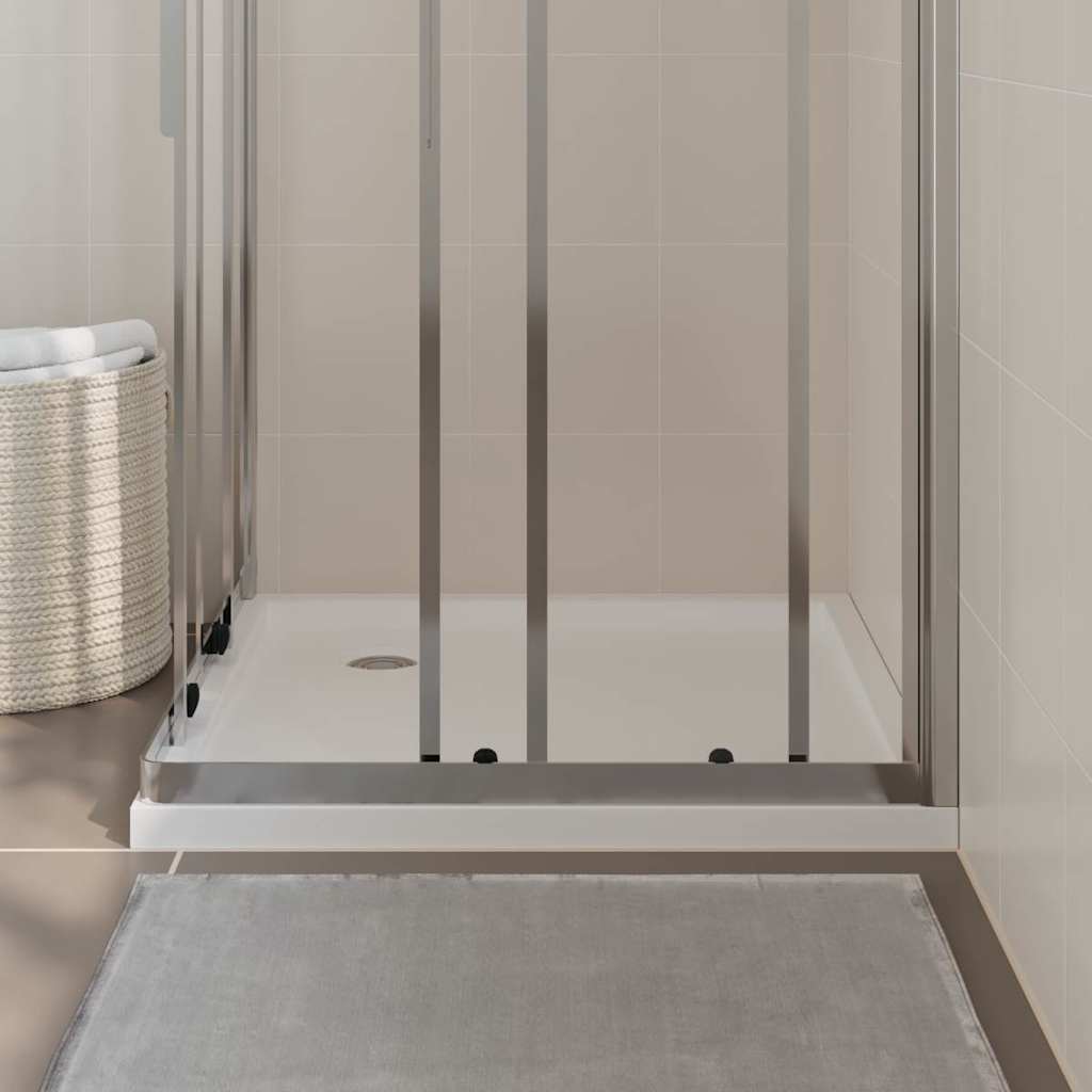 Duschtasse ABS Quadratisch Weiß 80x80 cm