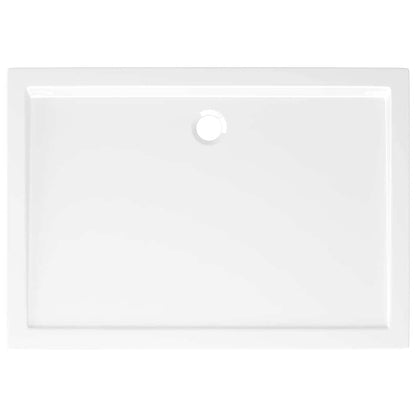 Duschtasse ABS Rechteckig Weiß 80x110 cm