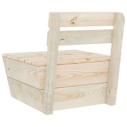 2-tlg. Garten-Lounge-Set Imprägniertes Fichtenholz