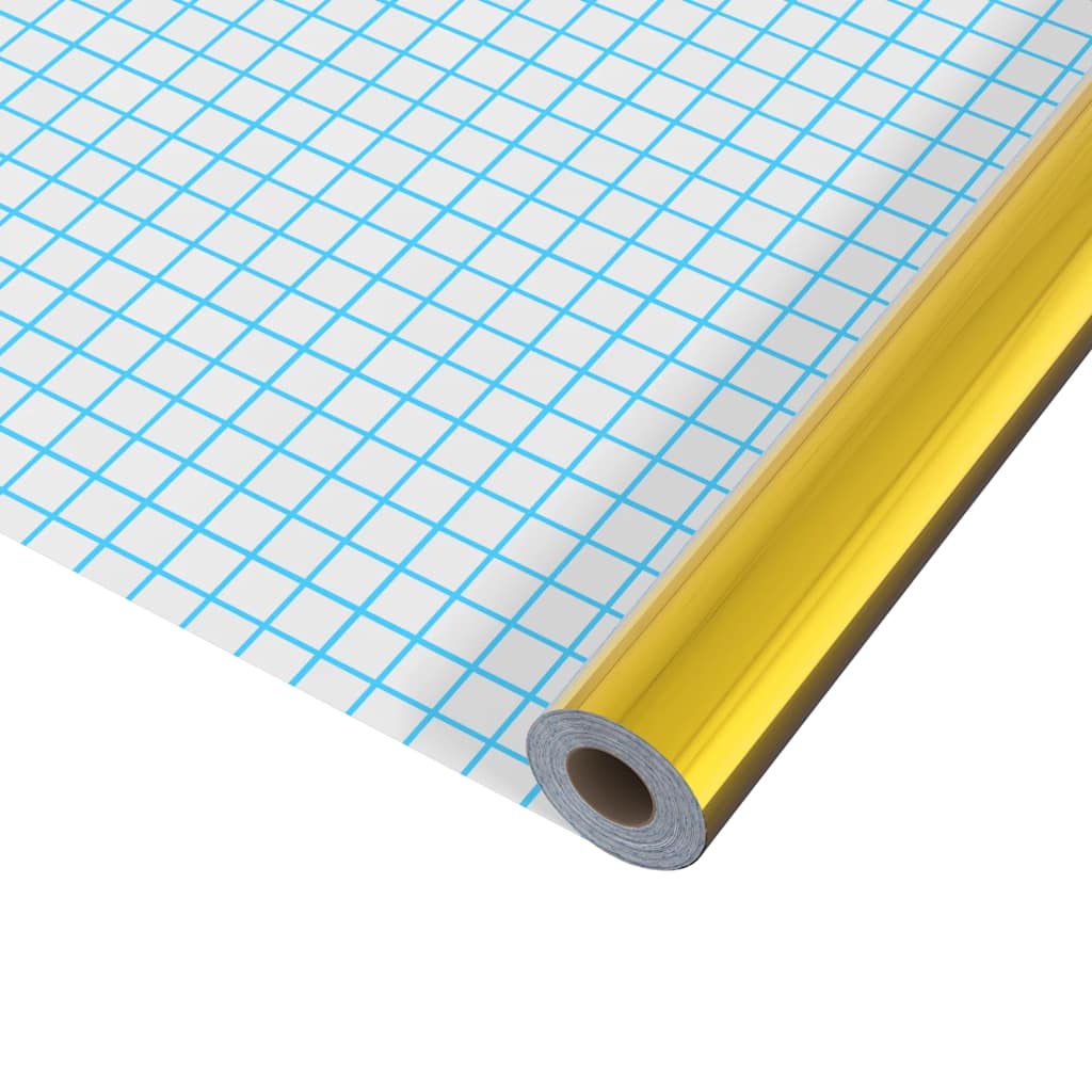 Selbstklebende Möbelfolie Hochglanz-Golden 500x90 cm PVC