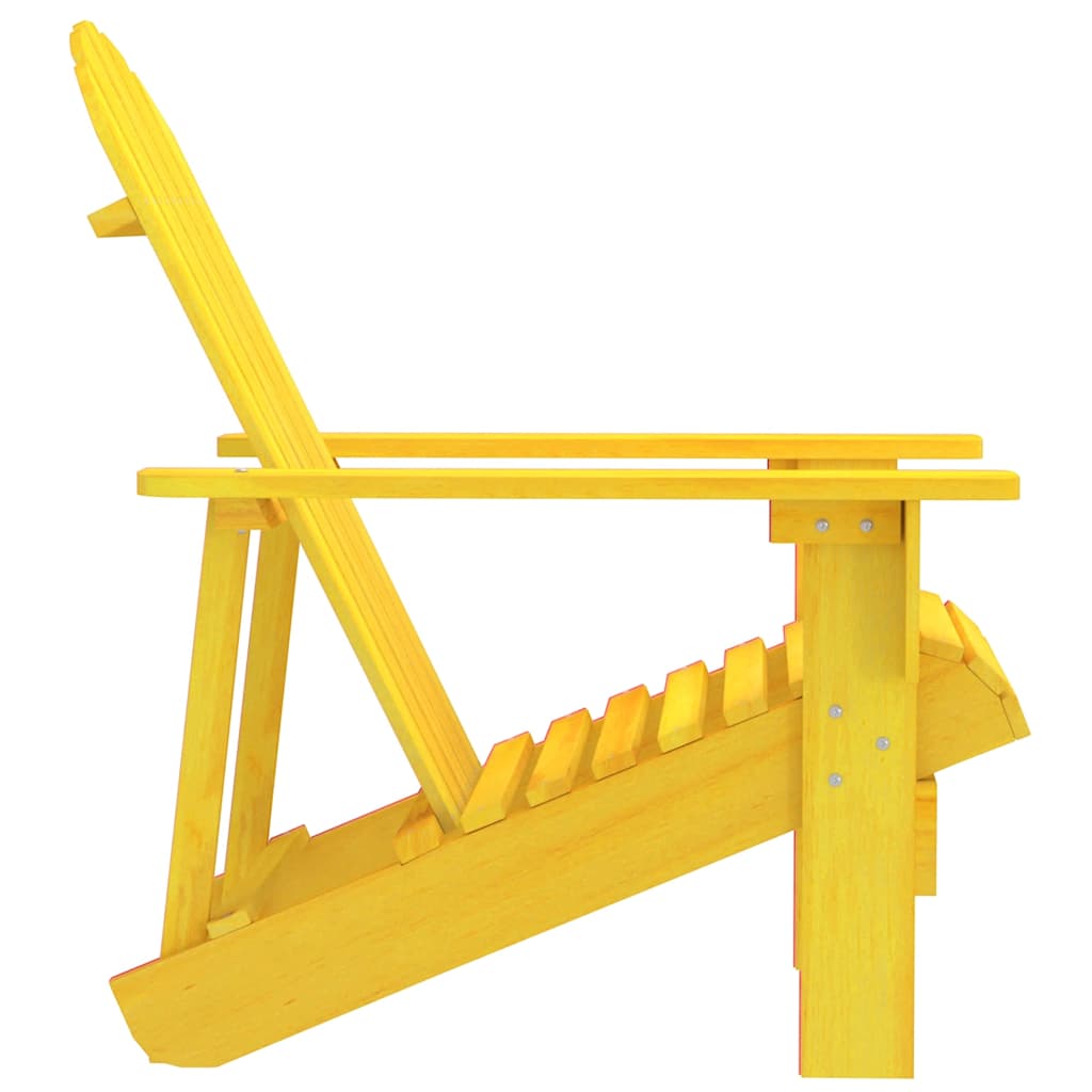 Adirondack-Gartenstuhl Massivholz Tanne Gelb