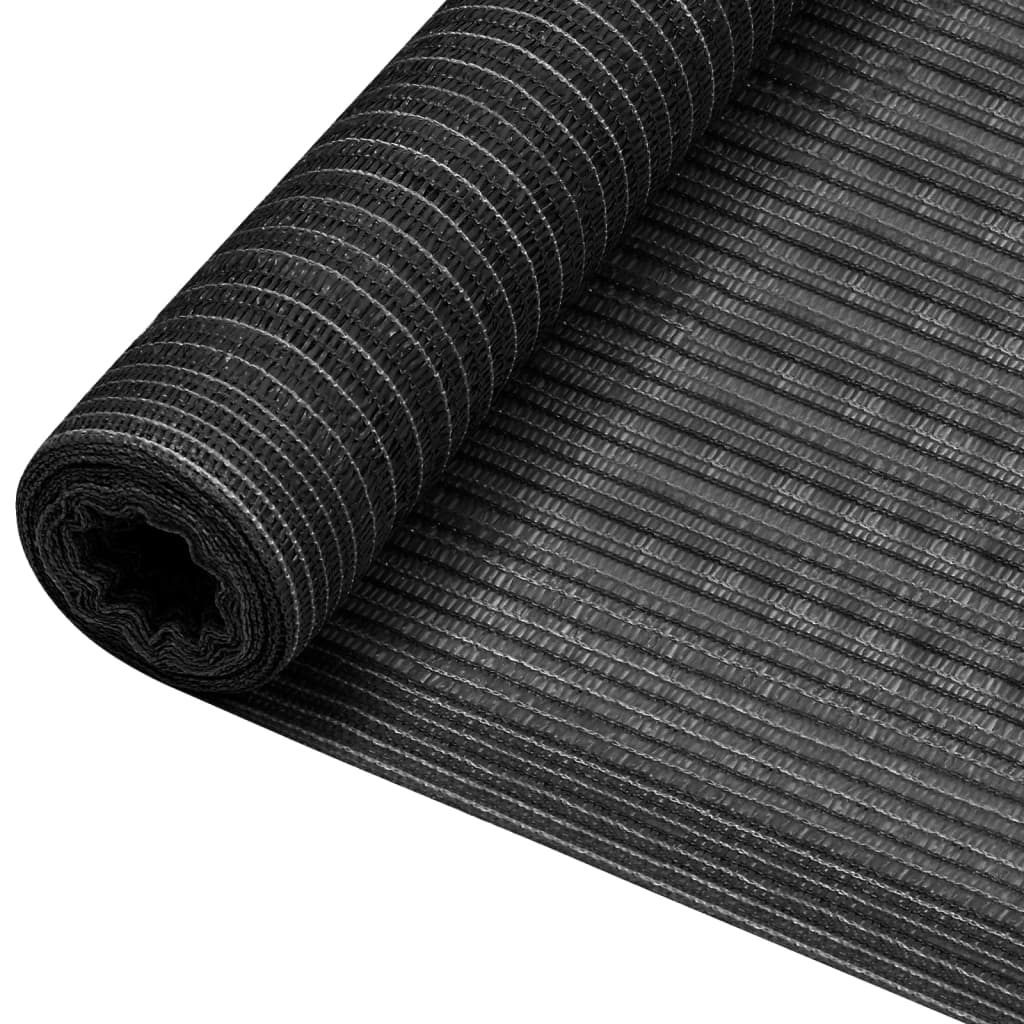 Zaunblende Anthrazit 1,2x25 m HDPE 195 g/m²