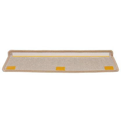 Stufenmatten 15 Stk. 65x21x4 cm Gold Rechteckiger Rand