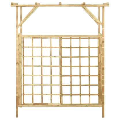 Pergola für 2 Mülltonnen Kiefernholz Imprägniert