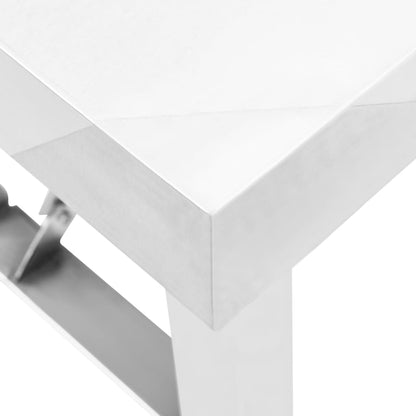 Küchen-Arbeitstisch Klappbar 85x60x80 cm Edelstahl