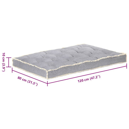 Palettensofa-Kissen Anthrazit 120x80x10 cm