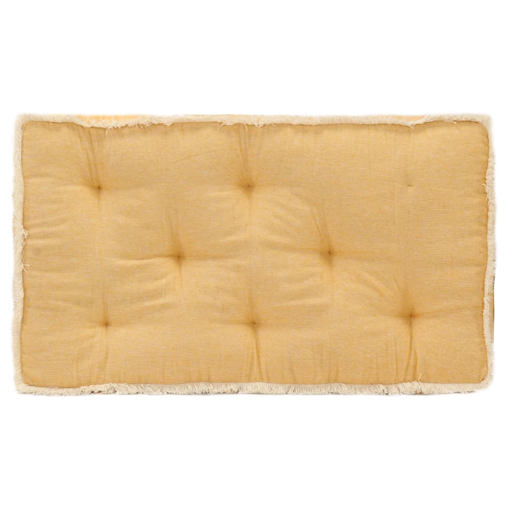 Palettensofa-Kissen Gelb 73x40x7 cm