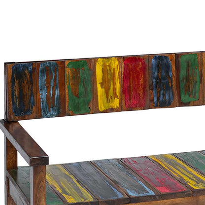 Esszimmerstühle 4 Stk. Altholz Massiv