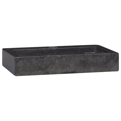 Wandwaschbecken Schwarz 38x24x6,5 cm Marmor