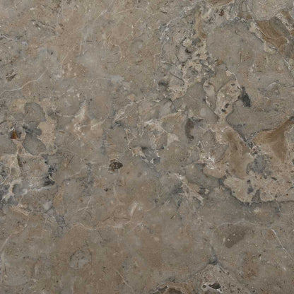 Tischplatte Grau Ø40x2,5 cm Marmor