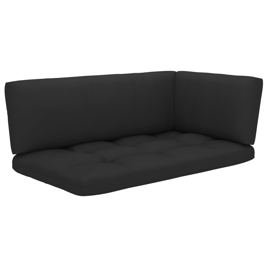 2-Sitzer-Palettensofa mit Kissen Imprägniertes Kiefernholz
