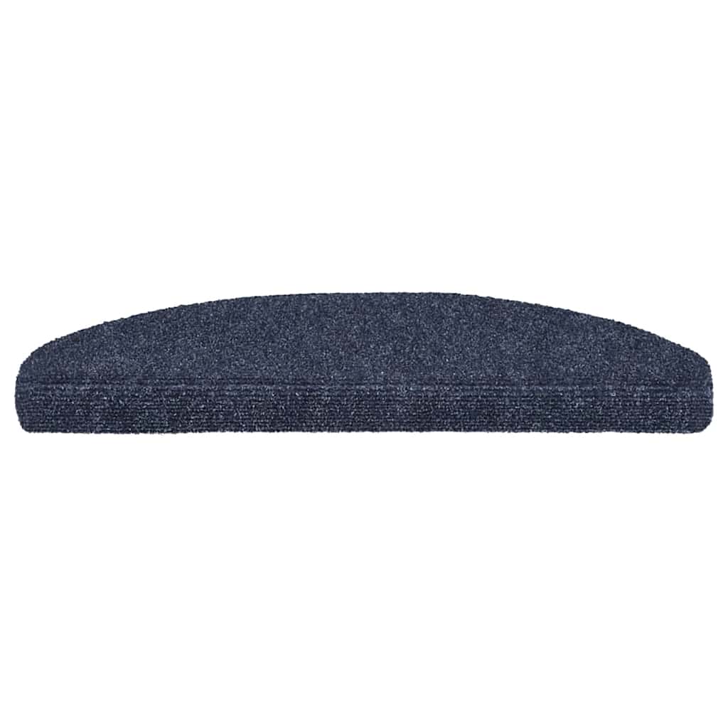 Stufenmatten Selbstklebend 10 Stk. 65x21x4 cm Blau Halbrund Groß