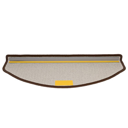 Stufenmatten 10 Stk. 65x24x4 cm Kaffeebraun Halbrund Groß