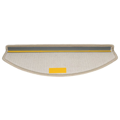 Stufenmatten 10 Stk. 65x24x4 cm Taupe Halbrund Groß