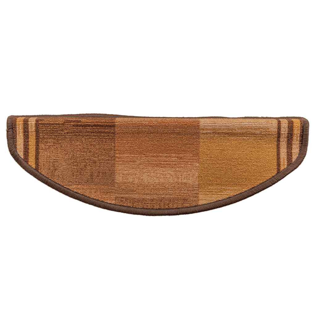 Stufenmatten Selbstklebend 10 Stk. 65x21x4 cm Braun