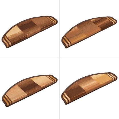 Stufenmatten Selbstklebend 10 Stk. 65x21x4 cm Braun