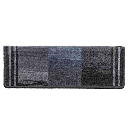 Stufenmatten Selbstklebend 10 Stk 65x21x4 cm Schwarz Grau