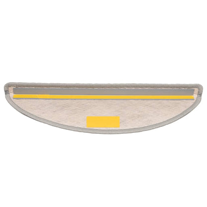 Treppenmatten Selbstklebend Sisal-Look 15 Stk. 56x17x3 Platina