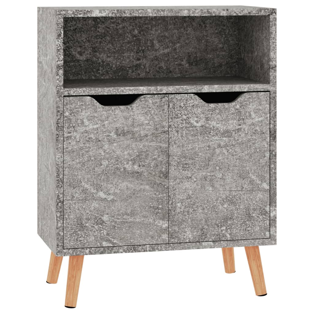 Sideboard Betongrau 60x30x72 cm Holzwerkstoff