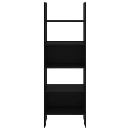 Bücherregal Schwarz 60x35x180 cm Holzwerkstoff