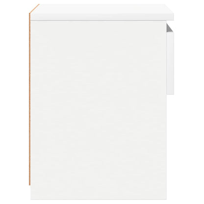 Nachttisch Weiß 40x30x39 cm Holzwerkstoff