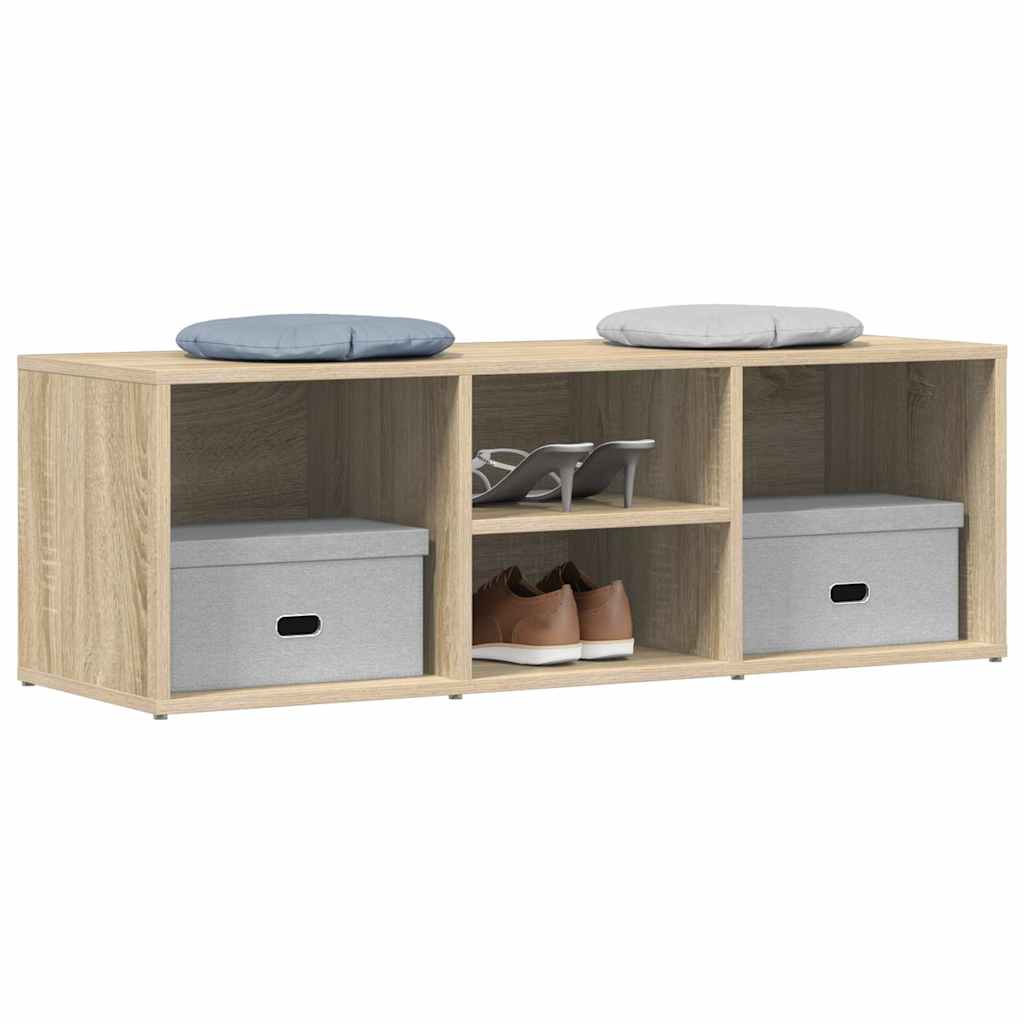 Schuhbank Sonoma-Eiche 105x35x35 cm Holzwerkstoff