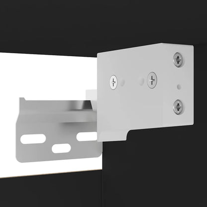 TV-Wandschränke 2 Stk. Schwarz 30,5x30x30 cm