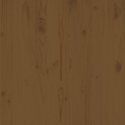 Garten-Ecksofa Honigbraun Massivholz Kiefer