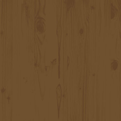 Garten-Mittelsofa Honigbraun Massivholz Kiefer