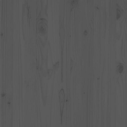 3-tlg. Garten-Lounge-Set Grau Kiefer Massivholz