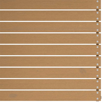 Garten-Mittelsofas mit Creme Kissen 2 Stk. Massivholz Kiefer