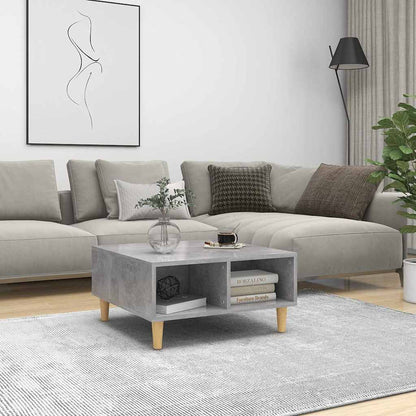 Couchtisch Betongrau 60x60x30 cm Holzwerkstoff