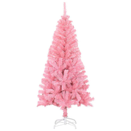 Künstlicher Weihnachtsbaum mit Ständer Rosa 120 cm PVC