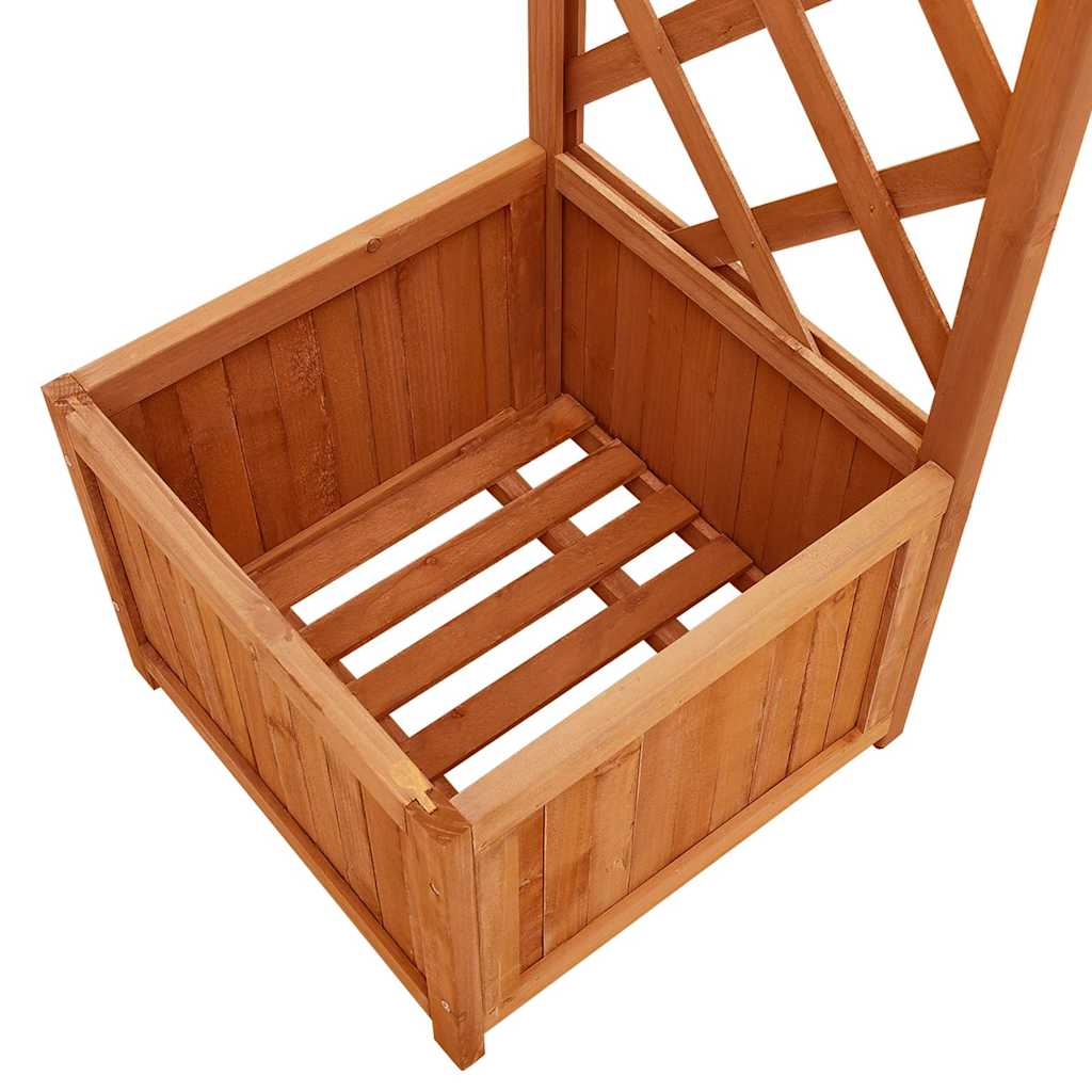 Garten-Pergola mit Blumenkasten Massivholz Tanne