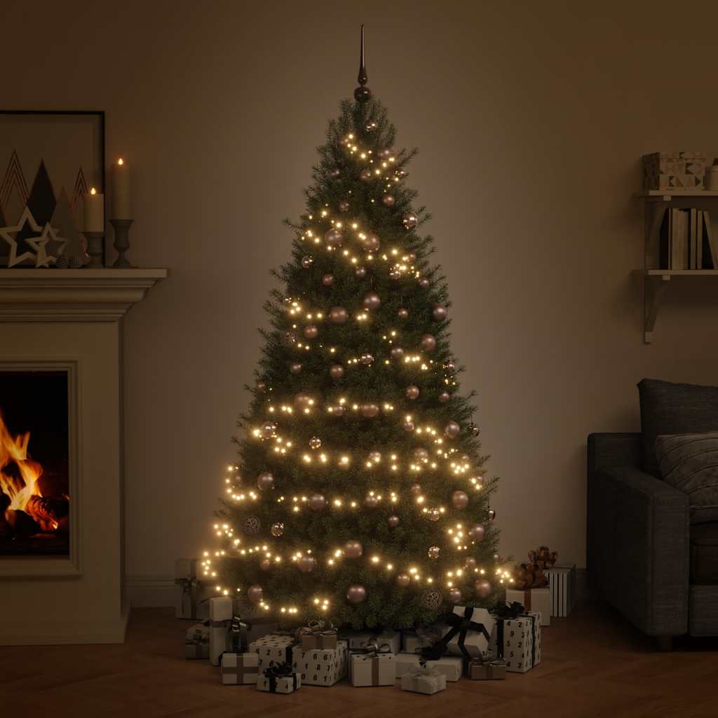 60-tlg. Weihnachtskugeln mit Weihnachtsbaumspitze 150 LEDs