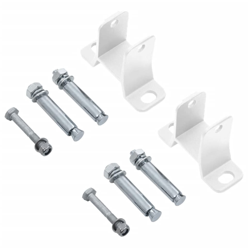 Markise Manuell Einziehbar mit LED 350x250 cm Gelb und Weiß