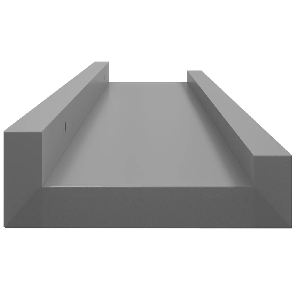 Wandregale 4 Stk. Grau 60x9x3 cm