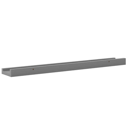 Wandregale 4 Stk. Grau 60x9x3 cm