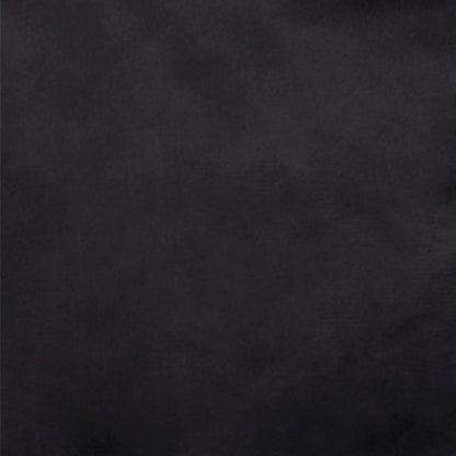 Hundebett Schwarz 99x89x21 cm Plüsch und Kunstleder