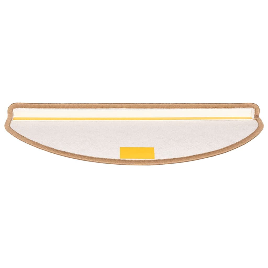 Stufenmatten 15 Stk. 65x21x4 cm Hellbraun Halbrund Groß