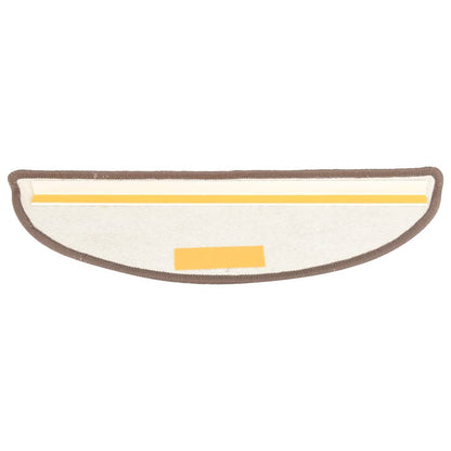 Treppenmatten 15 Stk. Braun 65x21x4 cm