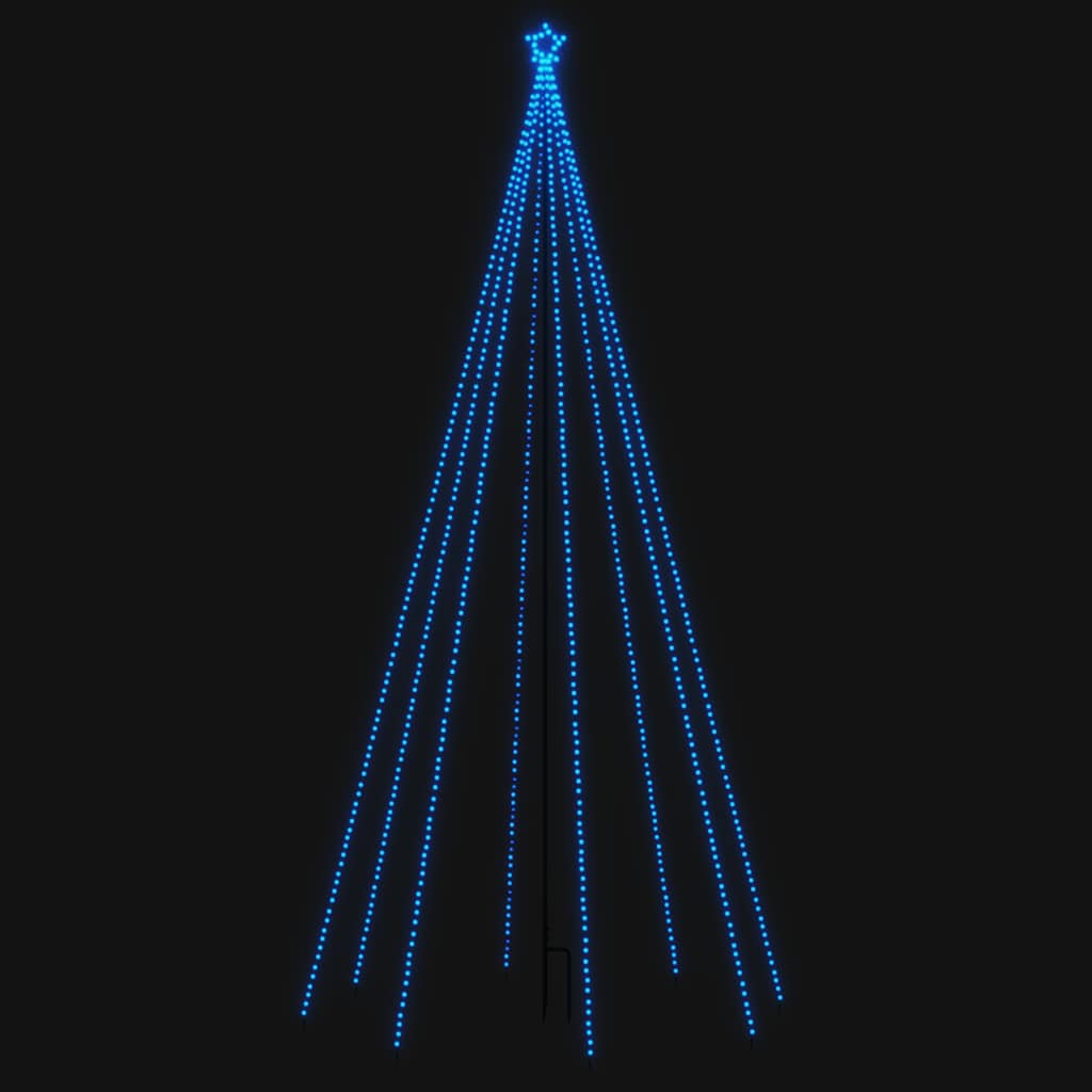 LED Weihnachtsbaum Indoor Outdoor 576 LEDs Blau 3,6 m